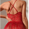 Rivka Lace Fringe Backless Lingerie